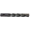 Qual Tech H.S.S. (High Speed Steel) DWCF Series 4 Flute Single End Extra Long End Mills
