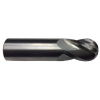 Mill America Solid Carbide MMO Series 4 Flute Single End Ball End Mills