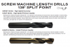 Page 17 Screw Machine Length Drill Bit 135 Degree Split Point
