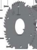 Spare circular saw blades for segment hogging set 